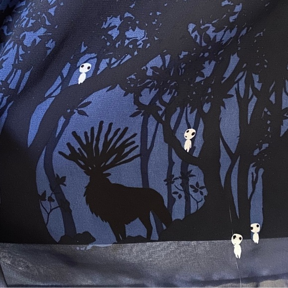 Her Universe Studio Ghibli Princess Mononoke Forest Spirit Border Dress Size Lg - Picture 5 of 14